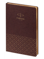 Ежедневник недатированный, коричневый c нанесением Logo Parker