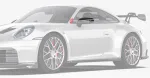 Карбоновые накладки на зеркала для PORSCHE 911 992.2 CARRERA 2025+