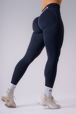Леггинсы High-Waist Push-Up Leggings FLOW SEAMLESS 496 Темно синие