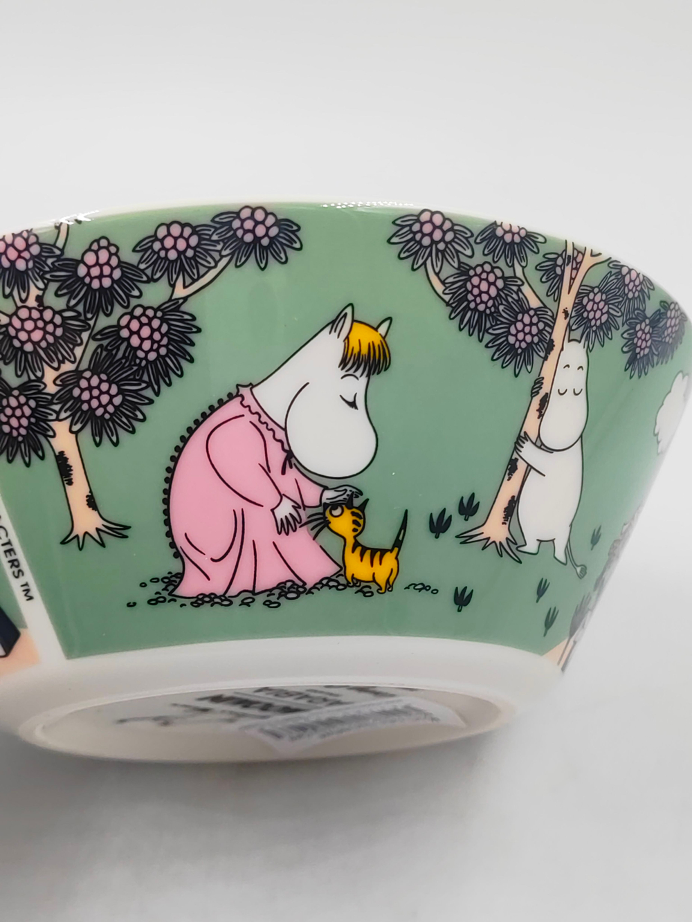 Тарелка/пиала глубокая Moomin Arabia "Loving Care", витрофарфор, 15 см