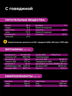 Корм сухой для щенков породы Ши-тцу, с говядиной, 3 кг, QUATTRO