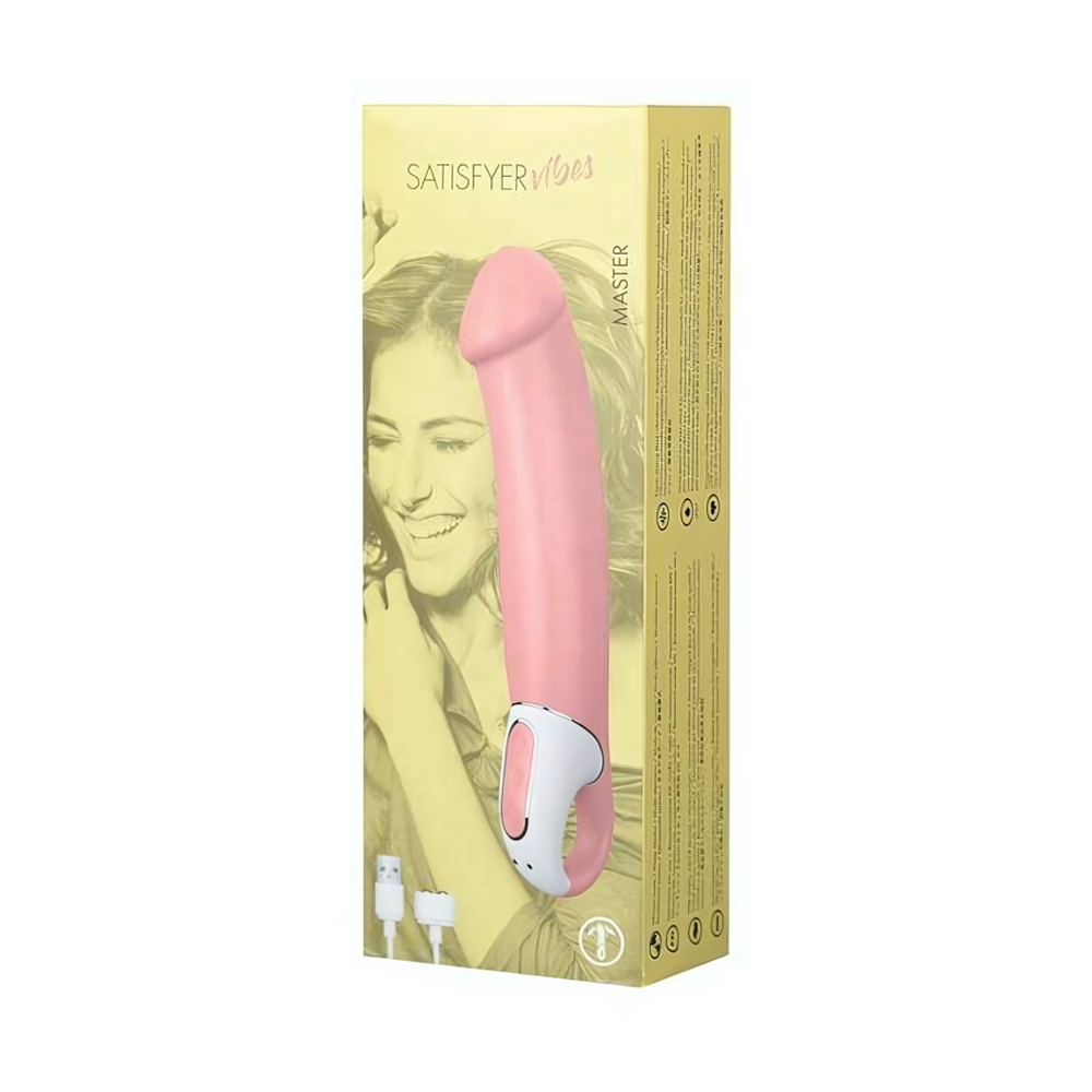 Вибромассажер Satisfyer Vibes Master (12 режимов) (Цвет: телесный)