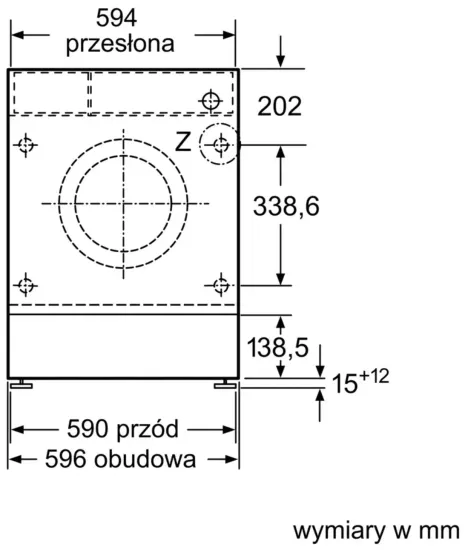 Встраиваемая стиральная машина WIW24342EU BOSCH
