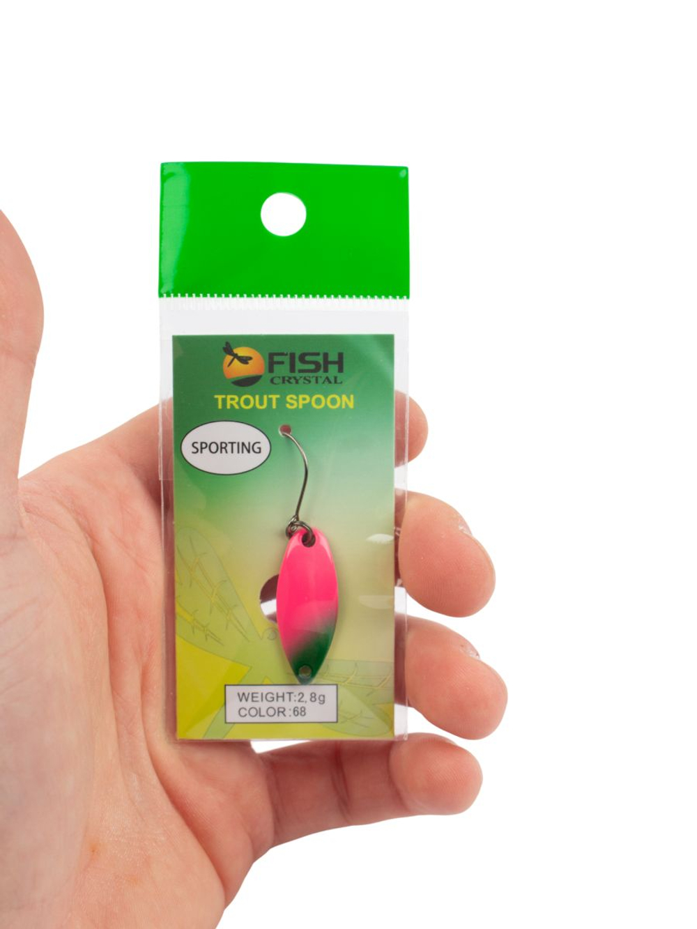 Блесна Fish Crystal SPORTING 30 мм 2.8 г на форель цвет 68