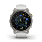 Умные часы Garmin Epix (Gen 2) Sapphire - White Titanium