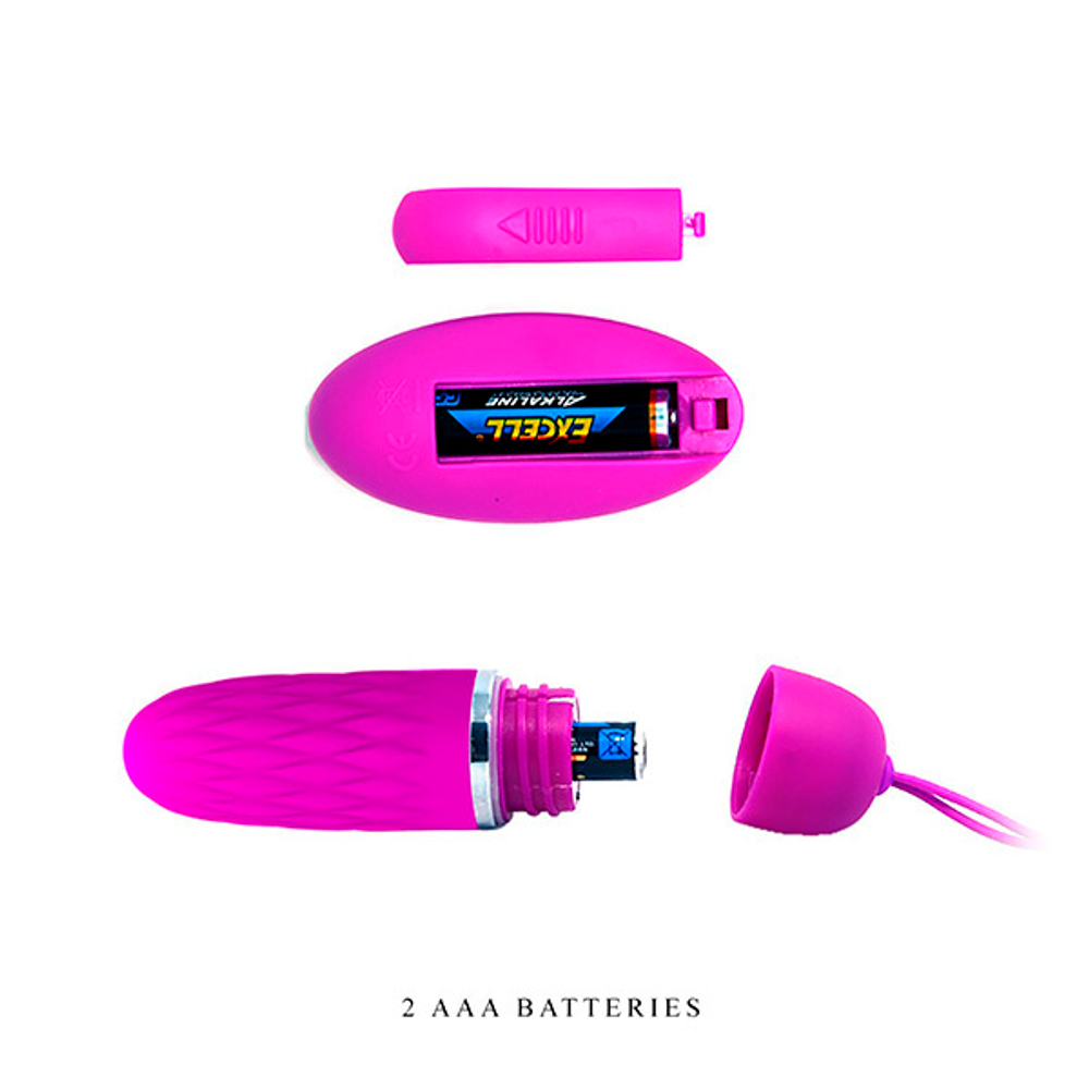 Лиловое виброяичко с дистанционным управлением 9,2см Pretty Love Dawn BI-014404W