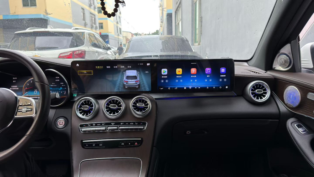 Установочный комплект для MERCEDES C class / GLC / W205 2016+ NTG 5.5/6.0  KUBERG SL-M1207-NTG55