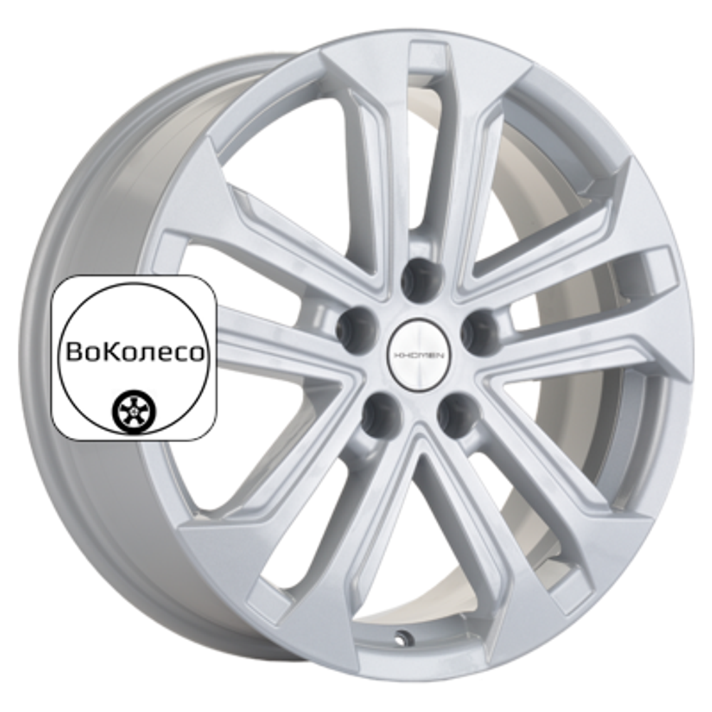 7x18/5x112 ET43 D57,1 KHW1803 (Kodiaq/Tiguan) F-Silver Khomen Wheels