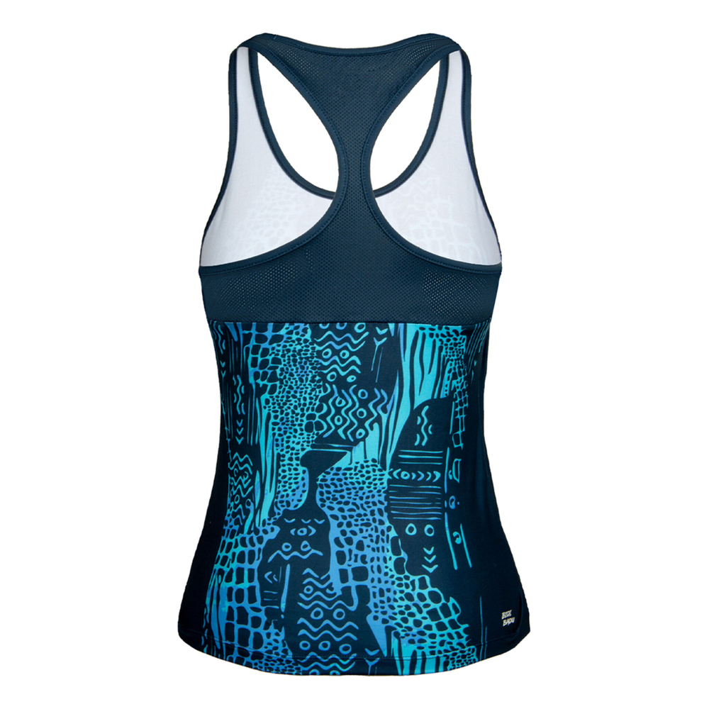 Женская теннисная майка BIDI BADU Yaka Tech Tank Top Women - Blue