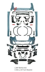 Аэродинамический обвес для BMW X5 G05 Рестайлинг 2023+ БМВ