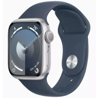 Умные часы Apple Watch Series 9 41 мм Aluminium Case GPS, Silver/Storm Blue Sport B M/L