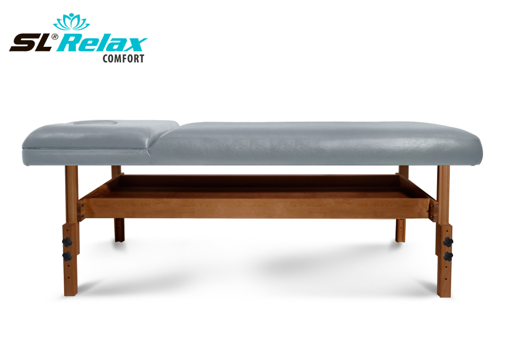 Массажный стол Relax Comfort серая кожа