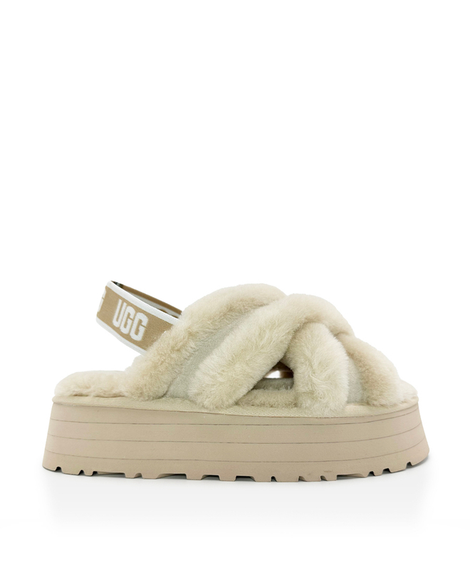 DISCO CROSS SLIDE-sand