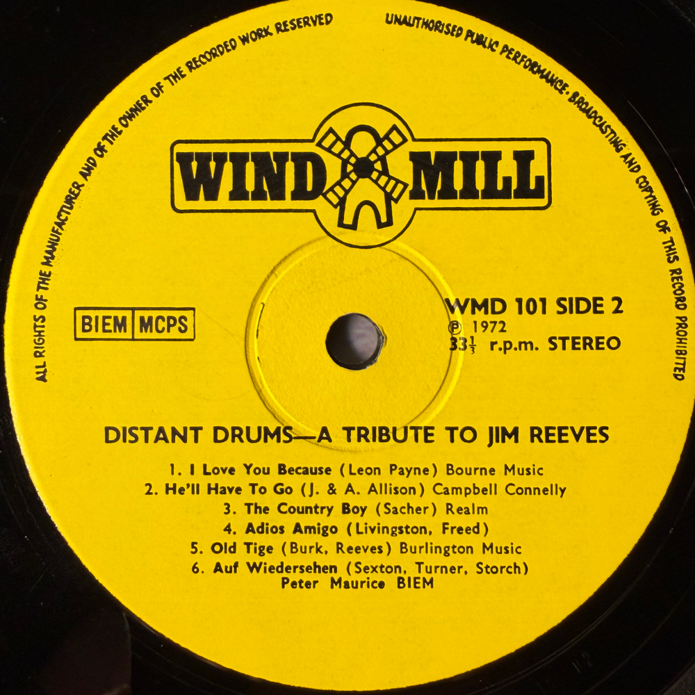 Slim Rodgers – Distant Drums (Англия 1972г.) Т