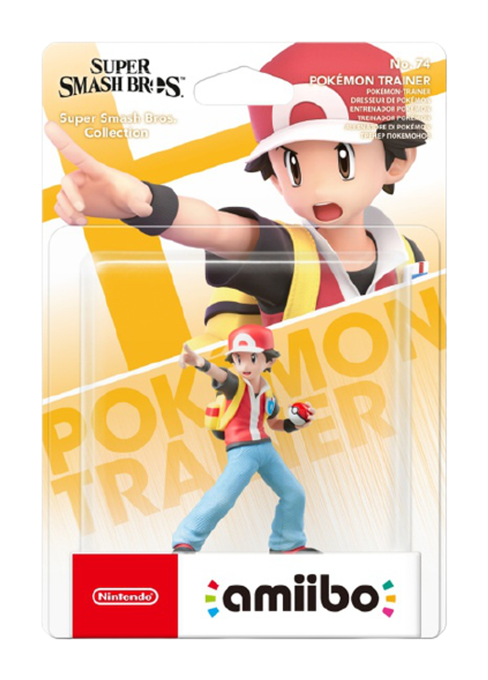 Фигурка Amiibo - Тренер Покемонов Pokemon Trainer Super Smash Bros Коллекция