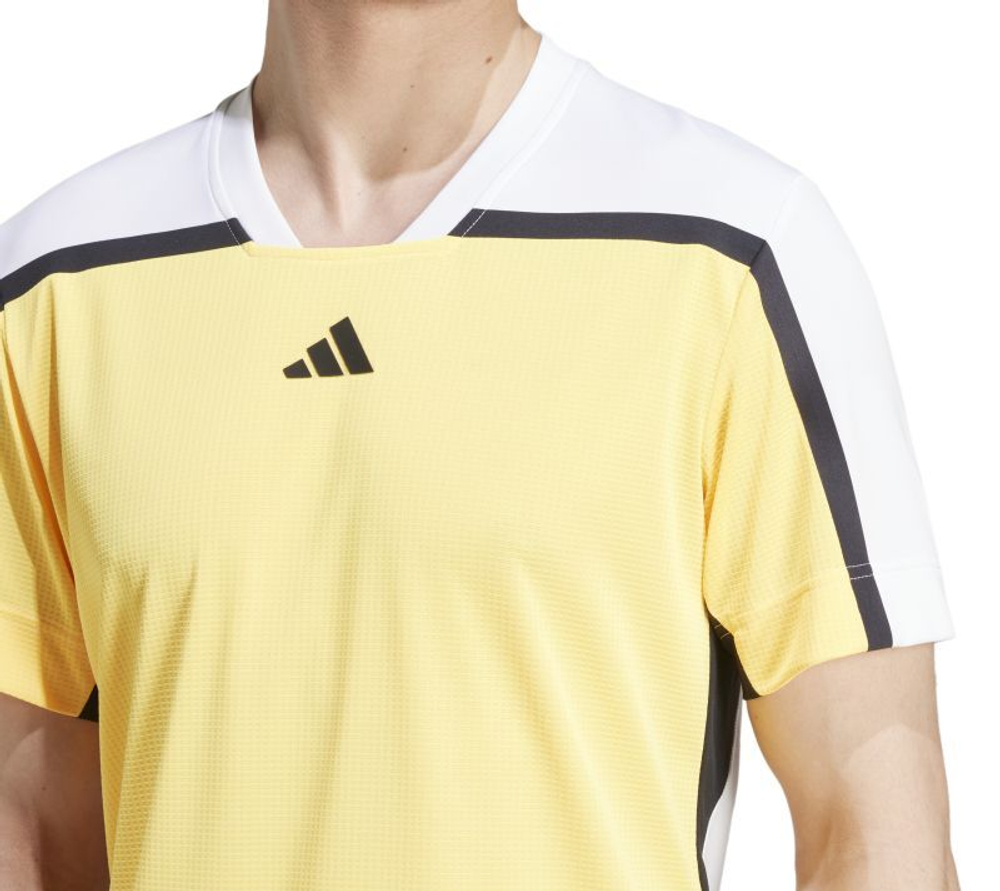 Мужская теннисная футболка Adidas Heat.Rdy FreeLift Pro Polo Shirt - разноцветный