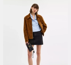 COACH СУМКА ЧЕРЕЗ ПЛЕЧО TABBY 19 С ЦЕПОЧКОЙ, ЧЕРНЫЙ
