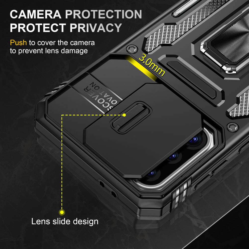 Чехол Safe Case с кольцом и защитой камеры для Samsung Galaxy A36