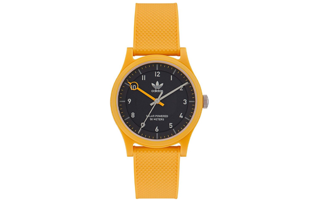 Adidas Originals STREET Wrist Watch Quartz Movement Resin Strap 39 Black Dial Unisex 50m Water Resistant AOST225582I