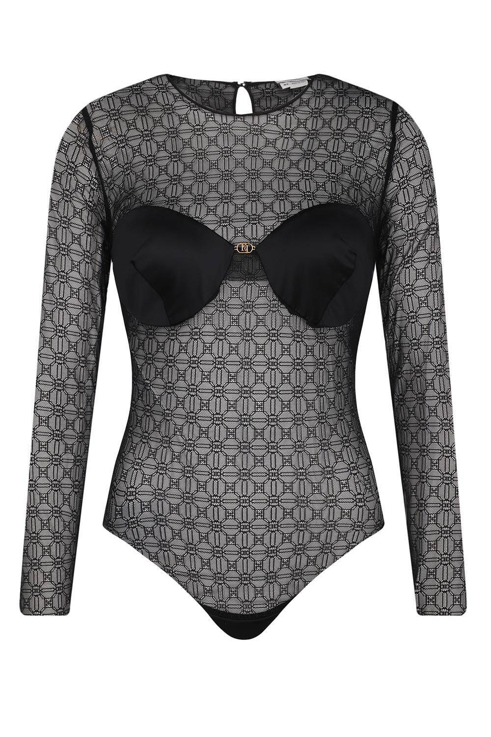 Боди Elisabetta Franchi - черный(BO01047E2)