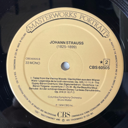Винтажная виниловая пластинка LP Johann Strauss Jr. Иоганн Штраус, (Франция 1983)