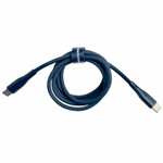 Usb Кабель-зарядка Type-C на Type-C Keephone Liquid Silicone DC-23014 60W 1м силиконовый синий