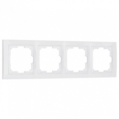 Рамка на 4 поста Werkel Snabb basic (белый) W0042001