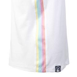 Женская теннисная майка Quiet Please Rainbow Set Racerback Tank Top Women - White, Multicoloured