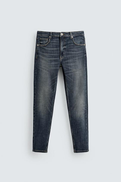ZARA ДЖИНСЫ SKINNY FIT, СИНИЙ