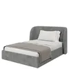 Кровать с подъемным механизмом Classic 140х200 см (серый, рогожка)
