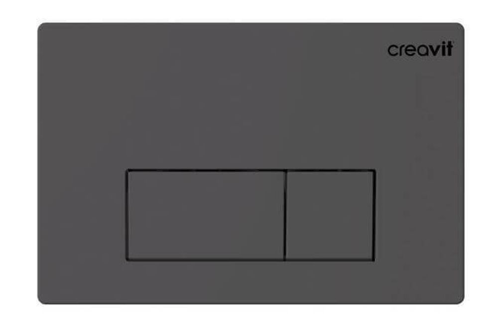 Кнопка смыва Creavit Arc GP8002.04 цвет антрацит Кнопка смыва Creavit Arc GP8002.04 цвет антрацит