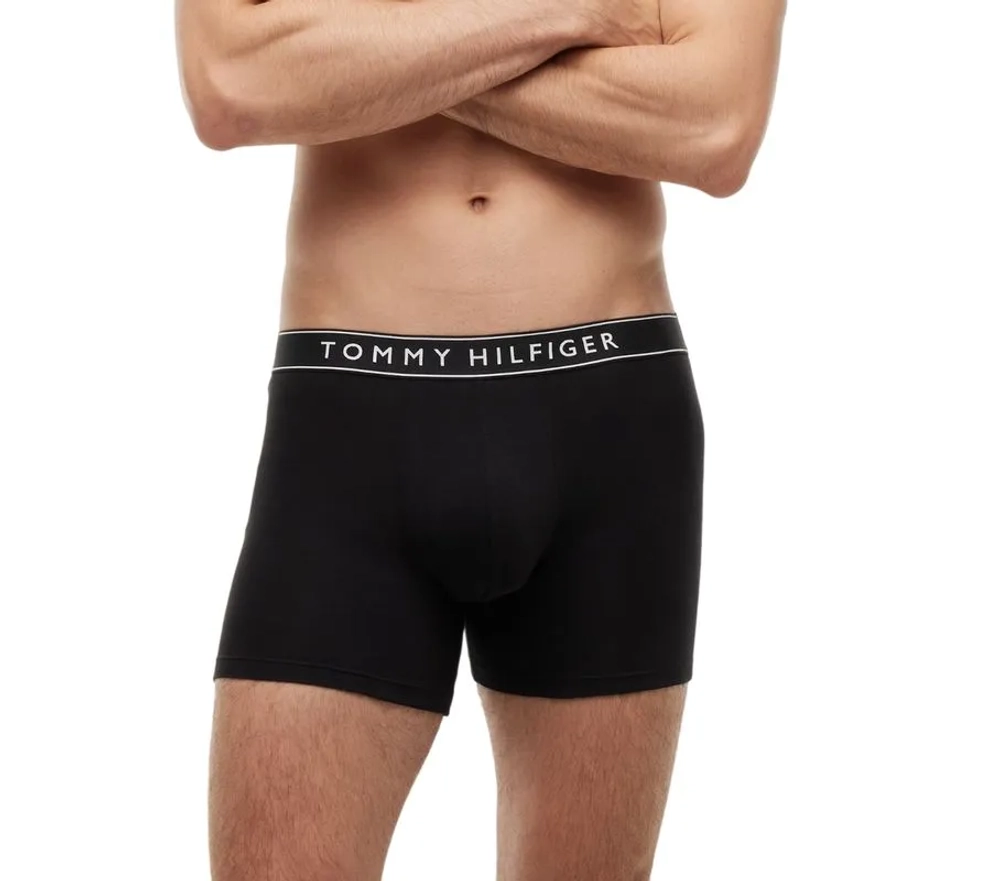 Боксерки теннисные Tommy Hilfiger Stretch Cotton Trunks 3P - black/black/black