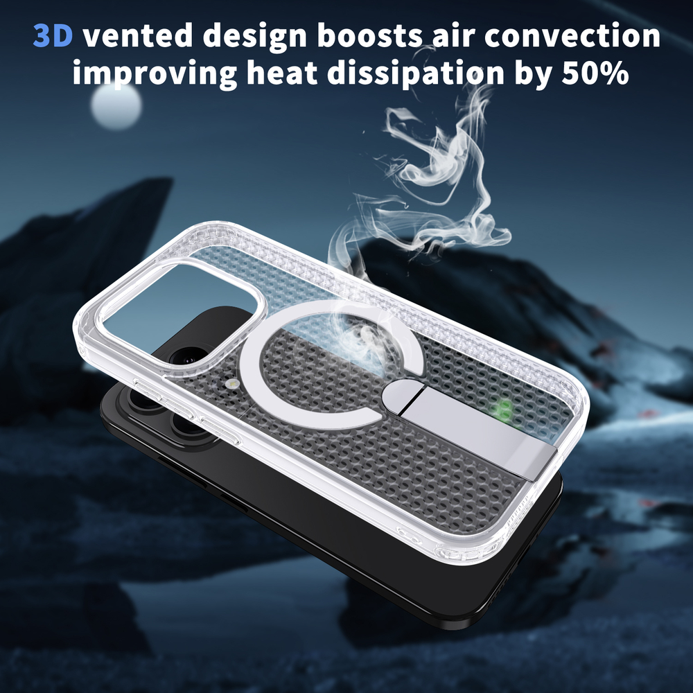 Прозрачный чехол Mesh Pro Magnetic Case для Xiaomi 17
