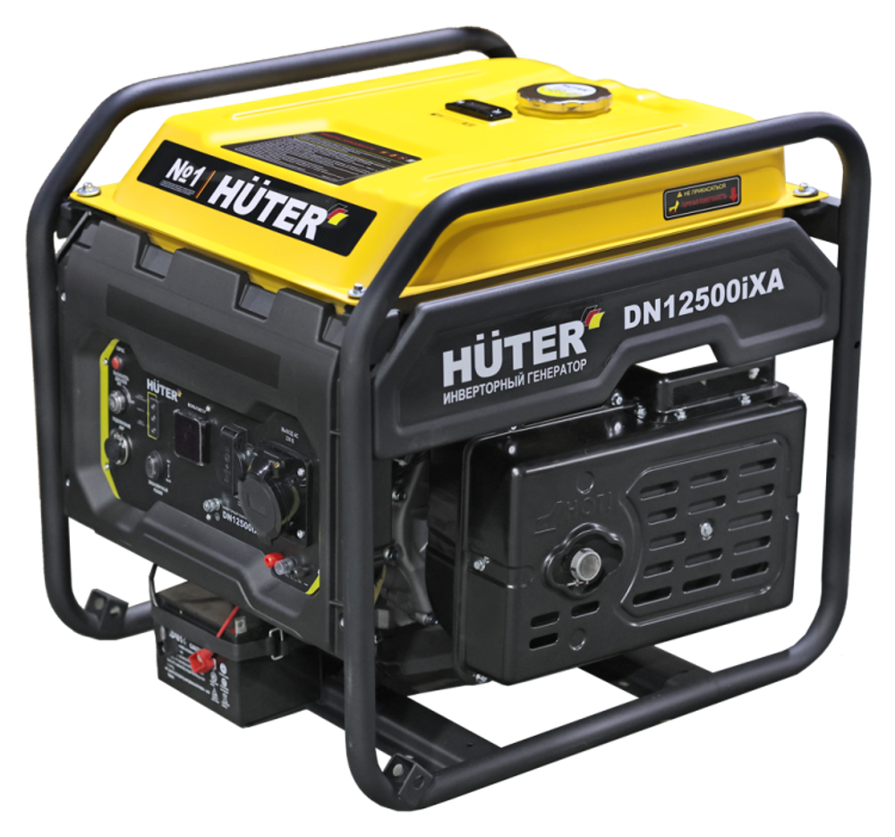 Инверторный генератор (9 кВт) Huter DN12500iXA (электростартер)