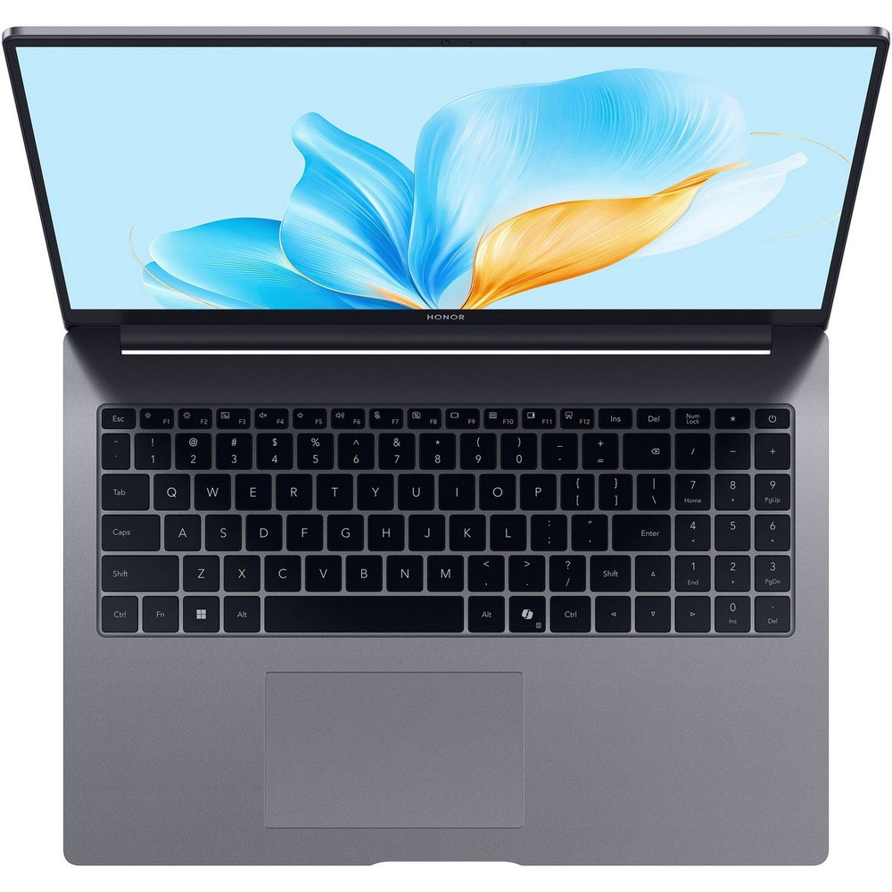 Ноутбук HONOR MagicBook X16 Intel Core i5-13420H/16Gb (soldered D4)/SSD512Gb/UMA/16"/IPS/WUXGA /1920x1200/60Hz/NoOS/Grey/1.68kg