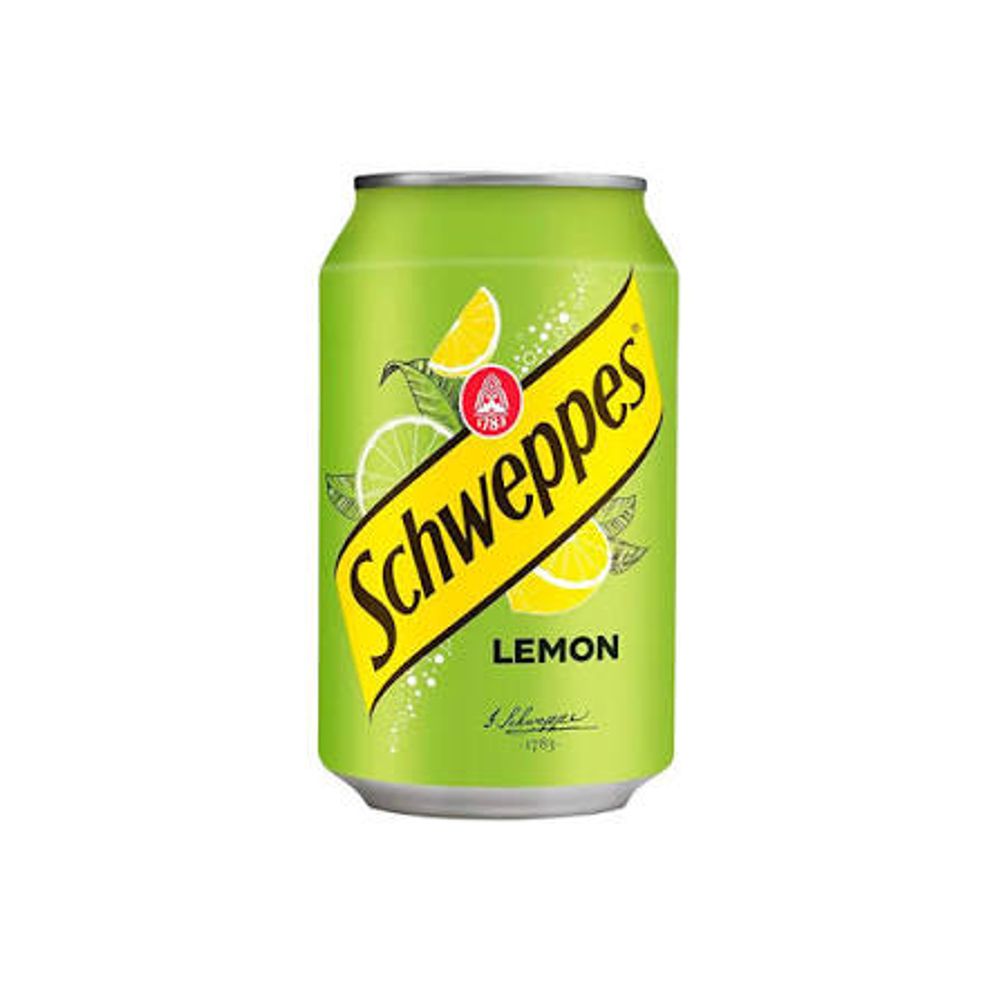 .Газ напиток Schweppes 330мл Лимон Зеро (24) ж/б
