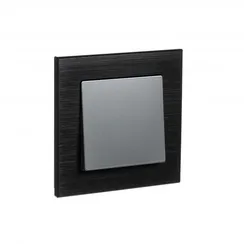 Рамка металлическая на 1 пост Systeme Electric AtlasDesign Nature Оникс ATN312301