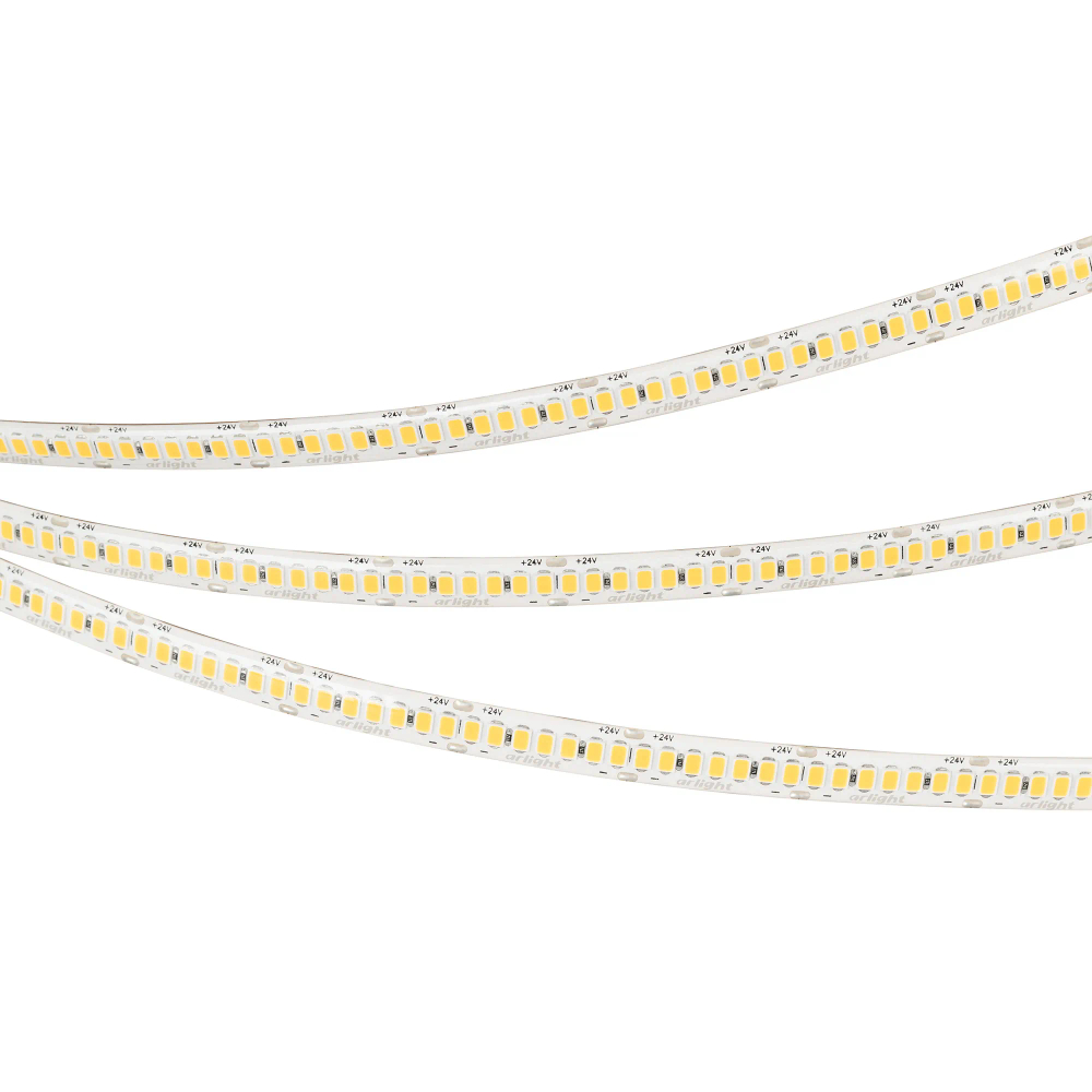 Светодиодная лента герметичная RTW-SE-A280-8mm 24V Warm3000 (10 W/m, IP65, 2835, 5m) (Arlight, 5 лет) 045561(1)