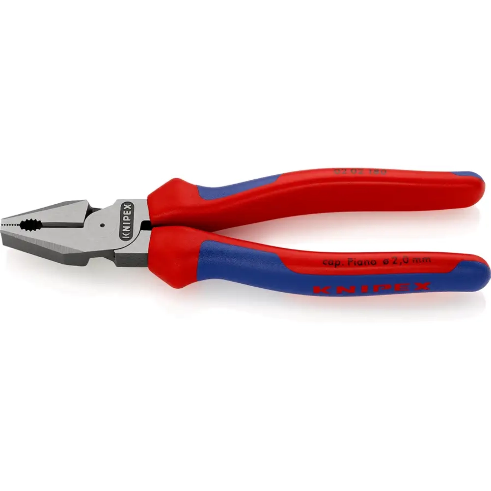 Плоскогубцы комбинированные особой мощности черненые 180 мм Knipex 02 02 180 SB