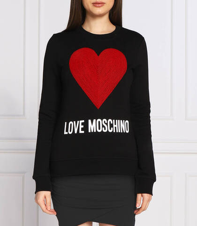 Худи Love Moschino - черный(W6484 02 E2388)