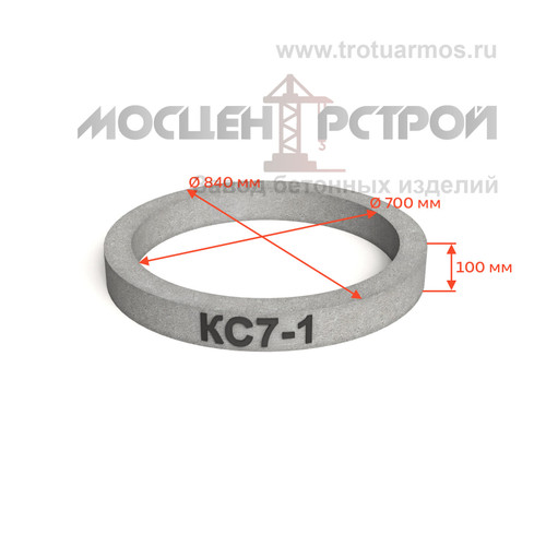 Кольцо доборное колодезное КС7-1