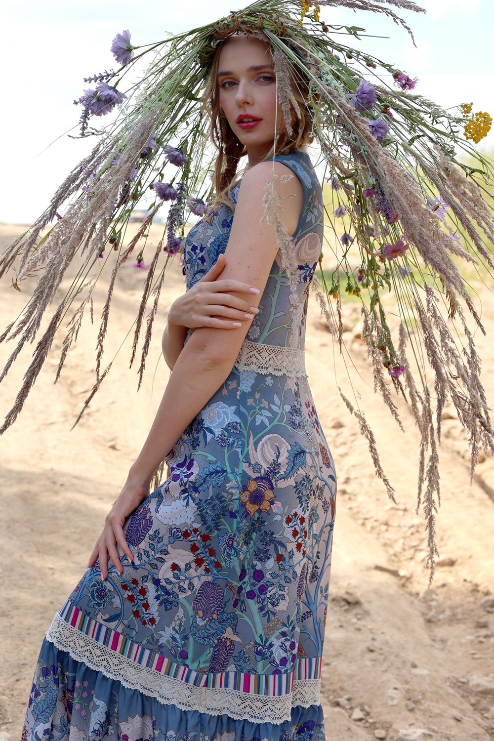 Dress "Frida-24. Secret Garden"