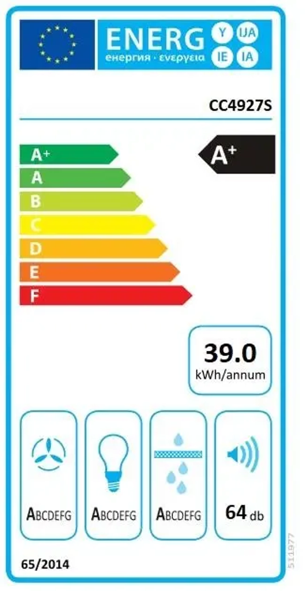 Встраиваемая вытяжка Asko CC4727S фото 6
