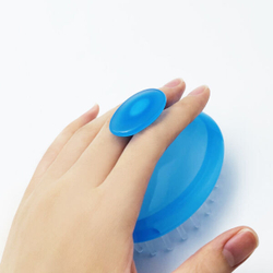 Массажная щетка для мытья головы Seven Star InPouch Scalp Shampoo Brush #Белый, 1шт
