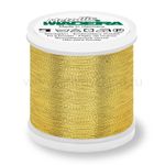 Нитки вышивальные металлизированные Madeira Metallic №40, 1000 м, цв. Gold 4, 9846, 5 катушек