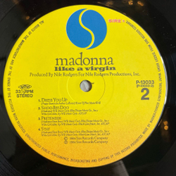 Винтажная виниловая пластинка LP Madonna Like A Virgin (Japan 1984) (Obi)