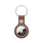 Тканевый брелок с заводным кольцом Apple FineWoven Key Ring для AirTag, Taupe (Светло-бежевый)
