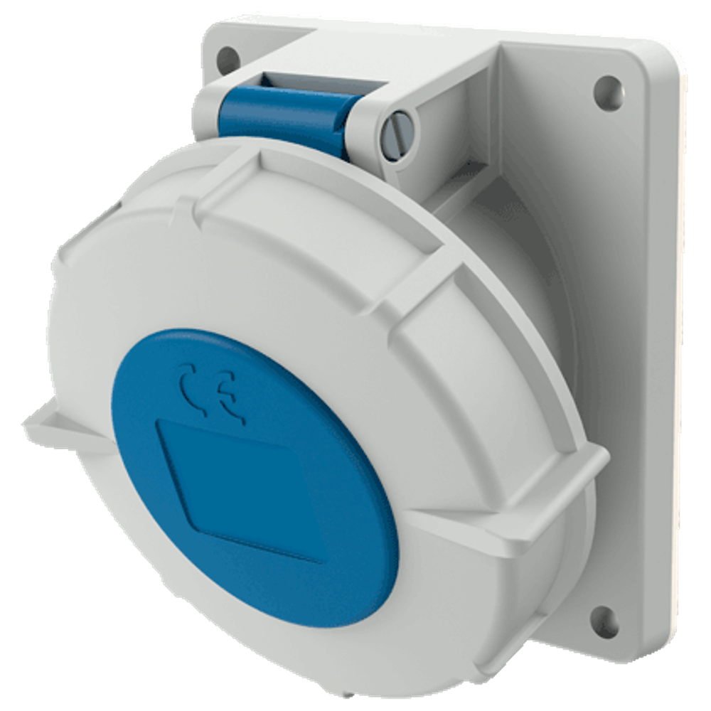 MENN Розетка панельная №1802 32А 3Р 230V IP67 Twin Contact