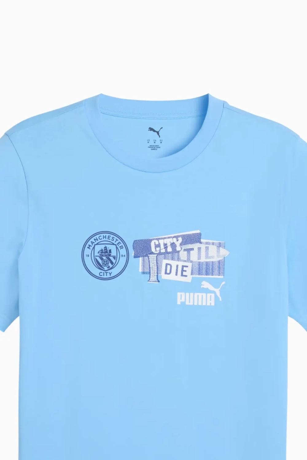 Футболка Puma Manchester City 24/25 FtblNRGY - голубой