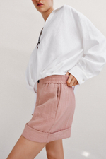 ШОРТЫ-БЕРМУДЫ С ОТВОРОТАМИ — ZARA